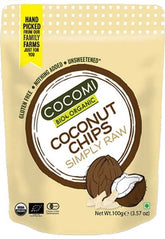Chips de coco horneados sin gluten BIO 100 g - COCOMI